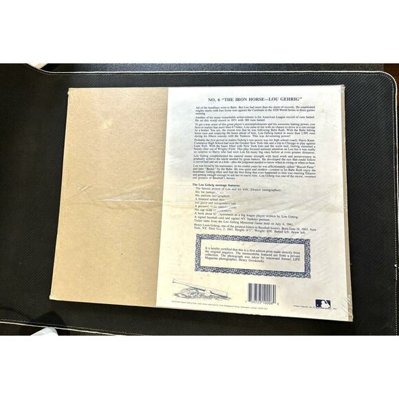 New York Yankees Lou Gehrig “The Iron Horse” Picture 11” X 14”. - Picture 2 of 4